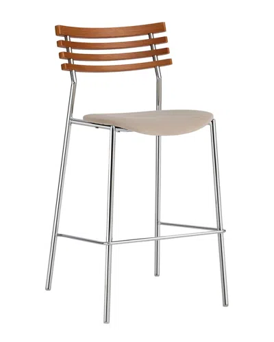 Pasargad Home Saga Bar Stool In Neutral