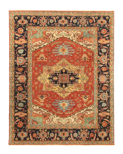 Pasargad Home Pasargad Serapi Hand-knotted Rug In Brown