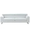 Pasargad Home Serena Modern Silver Sofa In Silver