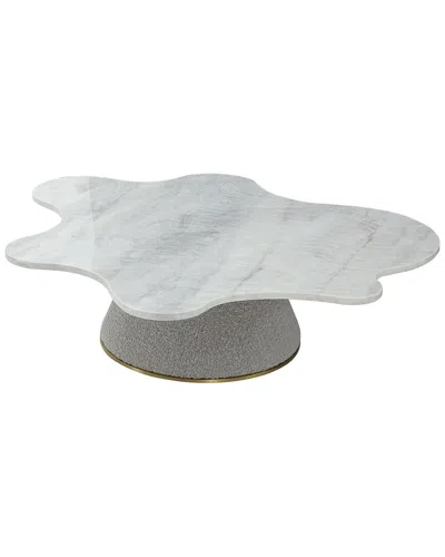 PASARGAD HOME PASARGAD HOME SIMONA LOW MARBLE TOP COFFEE TABLE