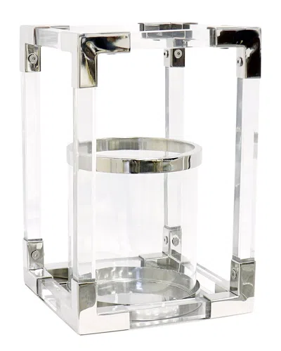 Pasargad Home Soren Small Lantern In Silver