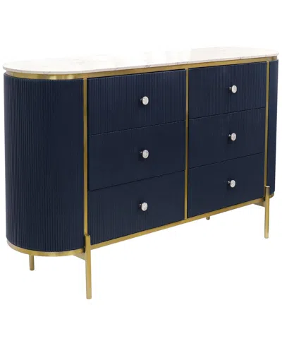 Pasargad Home Theodore Sideboard In Blue
