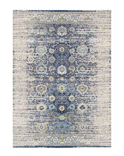 Pasargad Home Traditional Chelsea Design Power Loom Area Rug In Blue