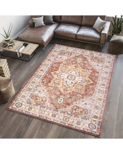 Pasargad Home Traditional Turkish Heritage Design Oriental Area Rug In Orange