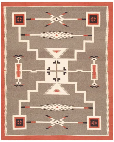 Pasargad Home Traditional Tuscany Geometric Wool Area Rug