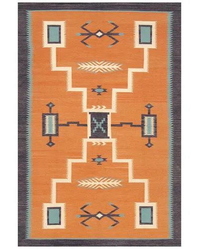 Pasargad Home Traditional Tuscany Geometric Wool Area Rug