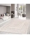 Pasargad Home Transitional Camilo Hand Braided Indoor/outdoor Area Rug In Neutral