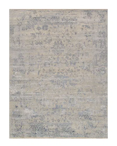 Pasargad Home Transitional Hand-knotted Rug In Blue