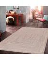 Pasargad Home Transitional Ponta Hand Braided Indoor/outdoor Area Rug In Multi