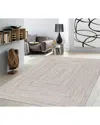Pasargad Home Transitional Sagres Hand Braided Indoor/outdoor Area Rug In Neutral