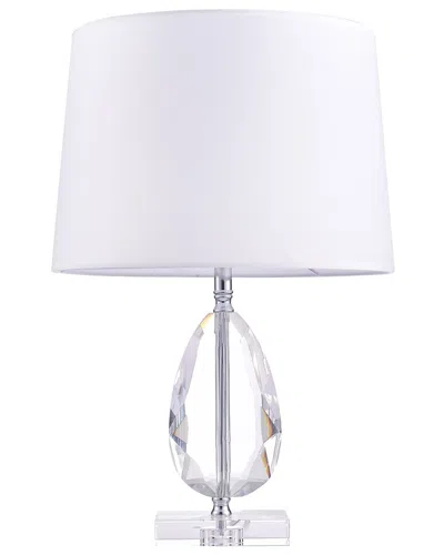 Pasargad Home Trento Table Lamp In Silver