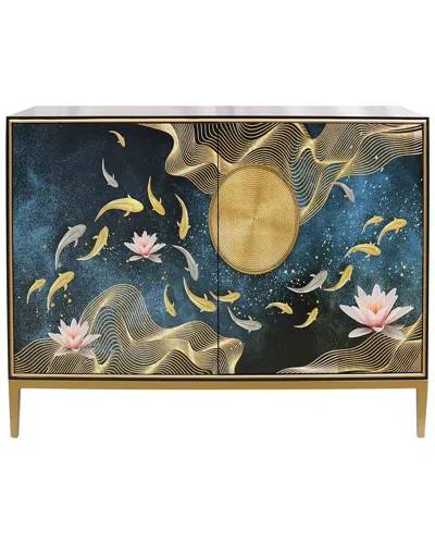 Pasargad Home Twilight Cabinet In Black