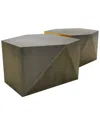 Pasargad Home Urban Chiz Style Coffee Table Set