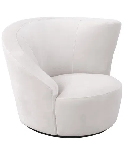Pasargad Home Vicenza Collection Crescent Chair In Gray
