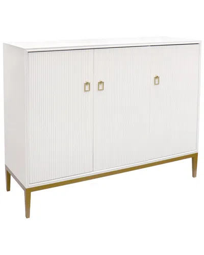 Pasargad Home Victoria Ivory Sideboard (3 Doors) In White