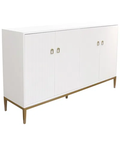 Pasargad Home Victoria Ivory Sideboard (4 Doors) In White