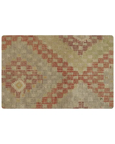PASARGAD HOME PASARGAD HOME VINTAGE TURKISH KILIM WOOL PILLOW CASE