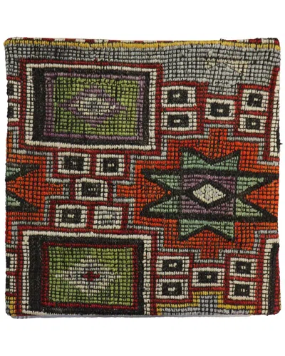 Pasargad Home Vintage Turkish Kilim Wool Pillow Case