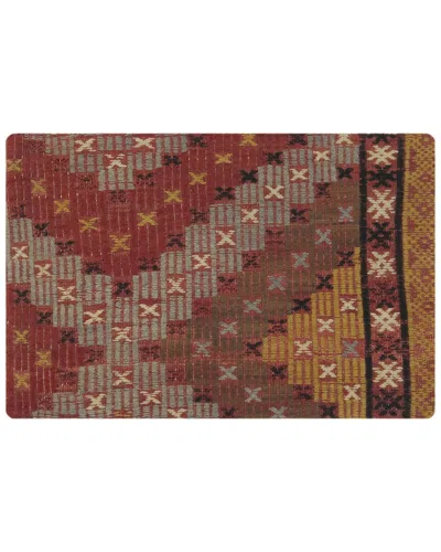 Pasargad Home Vintage Turkish Kilim Wool Pillow Case