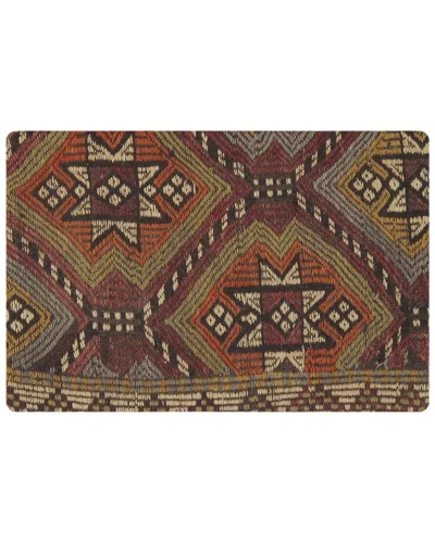 Pasargad Home Vintage Turkish Kilim Wool Pillow Case In Multi