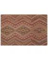 Pasargad Home Vintage Turkish Kilim Wool Pillow Case