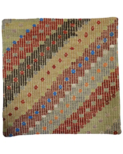 Pasargad Home Vintage Turkish Kilim Wool Pillow Case
