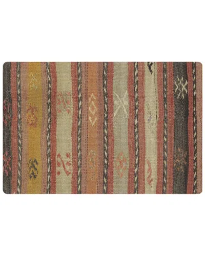 Pasargad Home Vintage Turkish Kilim Wool Pillow Case In Multi