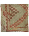 Pasargad Home Vintage Turkish Kilim Wool Pillow Case In Neutral