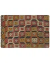 Pasargad Home Vintage Turkish Kilim Wool Pillow Case In Brown