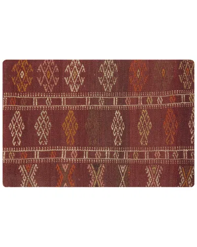 PASARGAD HOME PASARGAD HOME VINTAGE TURKISH KILIM WOOL PILLOW CASE