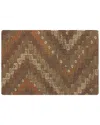 Pasargad Home Vintage Turkish Kilim Wool Pillow Case In Multi
