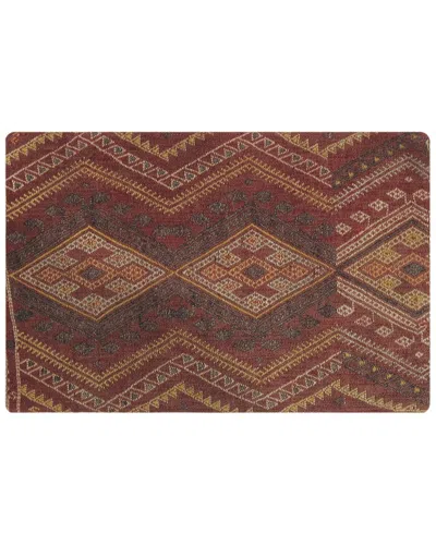 PASARGAD HOME PASARGAD HOME VINTAGE TURKISH KILIM WOOL PILLOW CASE