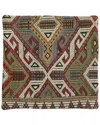 Pasargad Home Vintage Turkish Kilim Wool Pillow Case