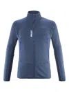 Pascal Millet Fusion Grid Jacket In Blue