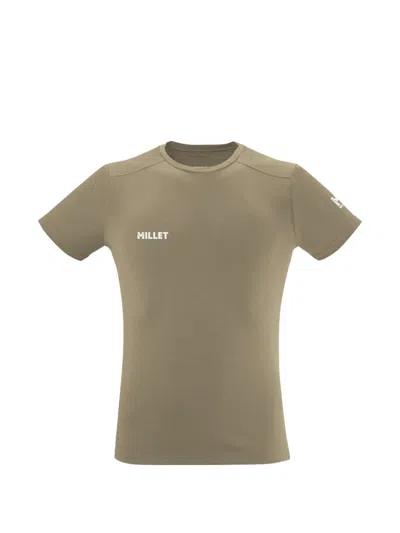 Pascal Millet Fusion Logo-print T-shirt In Brown
