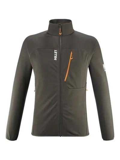 Pascal Millet Logo-print Jacket In Gray