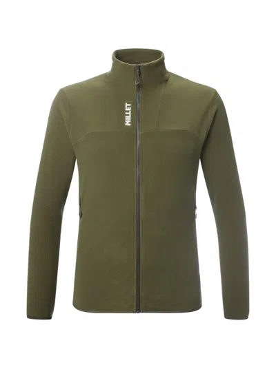 Pascal Millet Ubic Lightgrid Logo-print Zip-up Jacket In Green