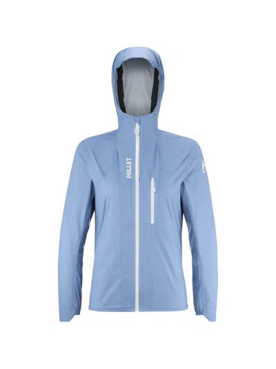 Pascal Millet Wanaka Logo-print Hooded Jacket In Blue