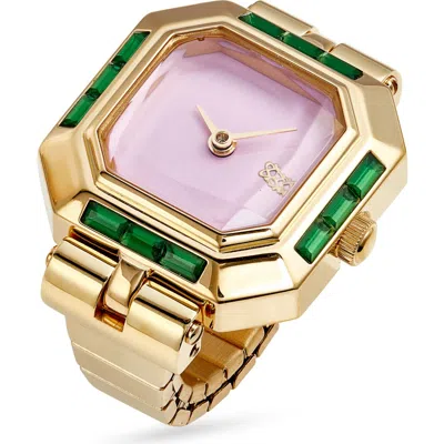 Pascal Sofia Prism Cocktail Ring Watch, 21mm In Multi