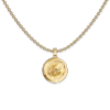 Pascal The Basketball Crooked Ball Diamond Necklace In Gold