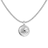 Pascal The Basketball Crooked Ball Diamond Necklace In Metallic