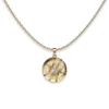 Pascal The Basketball Crooked Ball Diamond Pavé Necklace In Gold