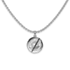 Pascal The Basketball Crooked Ball Linear Diamond Necklace In Metallic
