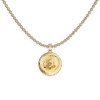 Pascal The Basketball Leaking Ball Diamond Necklace In Gold