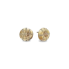 Pascal The Basketball Leaking Ball Diamond Pavé Earrings In Gold