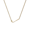 Pascal The Golf Club Necklace, White Diamond In Gold