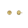 Pascal The Tennis Ball Stud Earring, Yellow Diamond Pavé In Gold