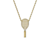 Pascal The Tennis Necklace, White Diamond Halo