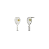 Pascal The Tennis Racket Stud Earring, Yellow Diamond