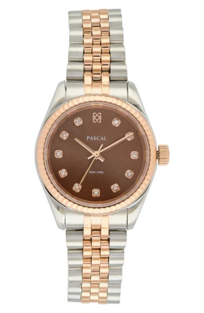 Pascal Timeless Classic Lab Grown Diamond Bracelet Watch, 31mm